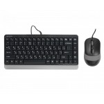 Комплект (клавіатура, миша) A4 Tech F1110 USB Grey (F1110 Grey)