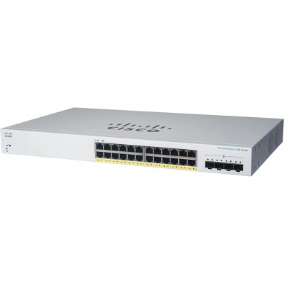 Комутатор Cisco CBS220-24P-4G-EU