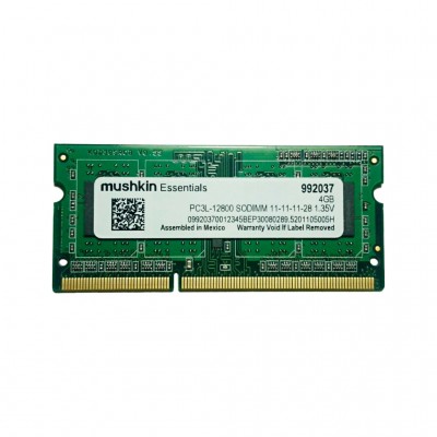 Пам'ять для ноутбука SoDIMM DDR3L 4GB 1600 MHz Essentials Mushkin (992037)