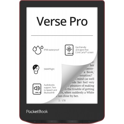 Електронна книжка PocketBook Verse Pro (PB634) Passion Red ( PB634-3-CIS )