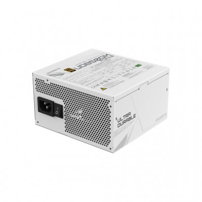 Блок живлення 850W, 80 Gold Pluse, Support PCIe Ge n 5.0, Fully modular, Smart fan 120mm, White UD850GM PG5W GigaByte (UD850GM PG5W)