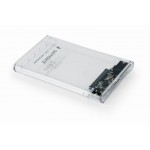 Кишеня зовнішня Gembird 2.5", USB 3.0, прозрачный (EE2-U3S9-6)