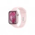 Смарт-годинник Apple Watch Series 9 GPS 41mm Pink Aluminium Case with Light Pink Sport Band - S/M (MR933QP/A)