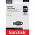 флеш USB 256GB Ultra Curve Black USB 3.2 SANDISK (SDCZ550-256G-G46)
