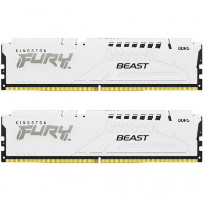 Пам'ять DDR5 64GB (2x32GB) 5600 MHz Beast White EXPO Kingston Fury (ex.HyperX) KF556C36BWEK2-64