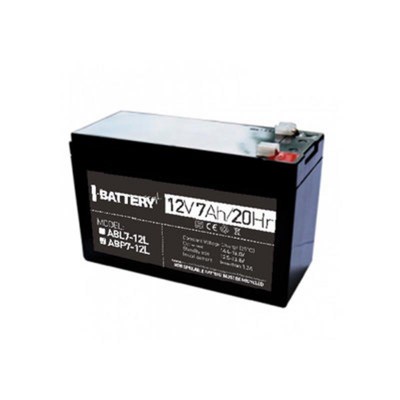 Батарея для ДБЖ I-Battery ABP7-12L 12V 7AH (ABP7-12L) AGM