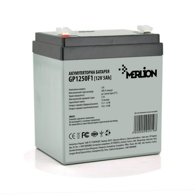 Батарея для ДБЖ Merlion 12V 5AH (GP1250F1/02019) AGM