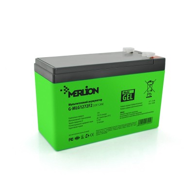 Батарея для ДБЖ Merlion 12V 7.2AH Green (G-MLG1272F2/13945) AGM