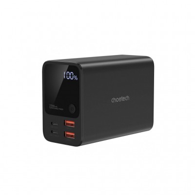 УМБ Choetech 27000mAh, PD/3.0/100W, USB-C*2/100+100W, USB-A*2/Q (B635-BK)