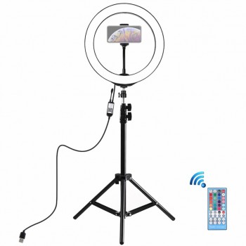 Набір блогера Puluz Ring USB LED lamp PKT3043 10" + tripod 1.1 м (PKT3043) 