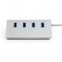USB-хаб Vinga Type-C to 4*USB3.0 1.0m cable aluminium (VCPHCU304)