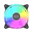 Вентилятор 120 мм Набір ARGB вентиляторів (три) PC COOLER для корпусу F3 T120 ARGB чорний 120x120x25мм, (F3 T120 ARGB 3 in 1 Black)