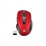 Миша Defender Prime MB-053 Silent Wireless Red (52052)