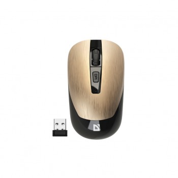 Миша Defender Wave MM-995 Silent Wireless Gold (52994)