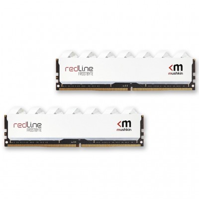 Пам'ять DDR4 16GB (2x8GB) 3600 MHz Redline White Mushkin MRD4U360JNNM8GX2