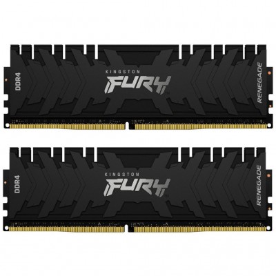 Пам'ять DDR4 16GB (2x8GB) 4600 MHz FURY Renegade Black Kingston Fury (ex.HyperX) KF446C19RBK2/16