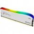 Пам'ять DDR4 16GB 3600 MHz Beast White RGB SE Kingston Fury (ex.HyperX) KF436C18BWA/16