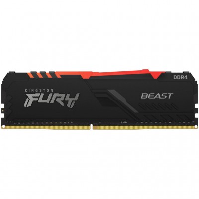 Пам'ять DDR4 32GB 3600 MHz Fury Beast RGB Kingston Fury (ex.HyperX) KF436C18BB2A/32