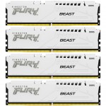 Пам'ять DDR5 128GB (4x32GB) 5600 MHz FURY Beast White Kingston Fury (ex.HyperX) KF556C40BWK4-128