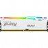 Пам'ять DDR5 16GB 5200 MHz FURY Beast White RGB Kingston Fury (ex.HyperX) KF552C40BWA-16