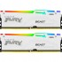 Пам'ять DDR5 32GB (2x16GB) 5600 MHz FURY Beast White RGB Kingston Fury (ex.HyperX) KF556C40BWAK2-32