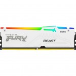 Пам'ять DDR5 32GB 5200 MHz FURY Beast White RGB Kingston Fury (ex.HyperX) KF552C40BWA-32
