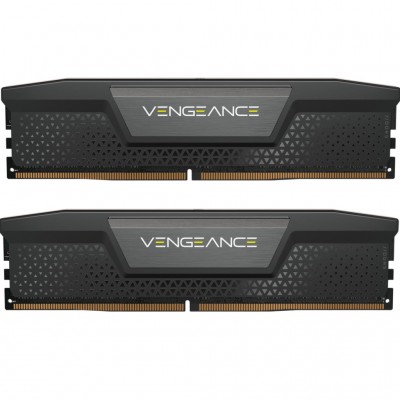 Пам'ять DDR5 64GB (2x32GB) 5200 MHz Vengeance Black CORSAIR CMK64GX5M2B5200C40