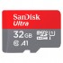 Карта пам'яті 32GB microSD class 10 UHS-I Ultra SANDISK (SDSQUA4-032G-GN6MA)