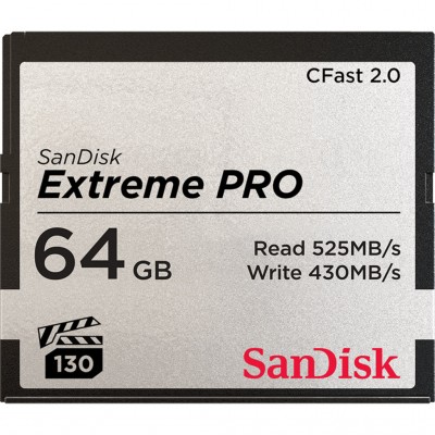 Карта пам'яті SD 64GB CFast 2.0 Extreme Pro SANDISK (SDCFSP-064G-G46D)