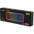 Клавіатура 2E Gaming KG345 RGB 68key USB Transparent