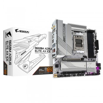 Материнська плата GigaByte B650M A ELITE AX ICE