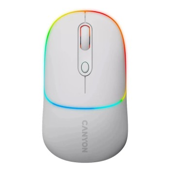 Мишка бездротова Canyon MW-22 Dual Band RGB Wireless Snow White (CNS-CMSW22SW)