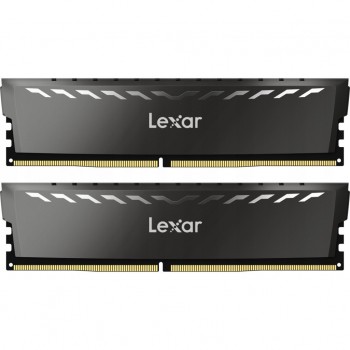 Пам'ять DDR4 16GB (2x8GB) 3200 MHz Thor Dark Gray Lexar LD4BU008G-R3200GDXG