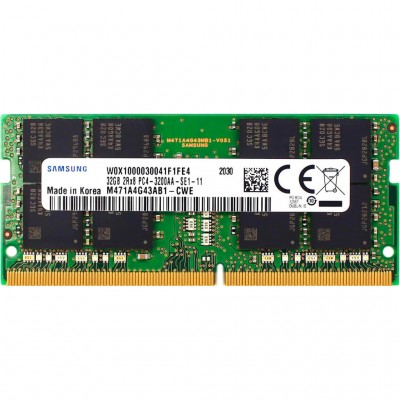 Пам'ять для ноутбука SoDIMM DDR4 32GB 3200 MHz Samsung M471A4G43BB1-CWE