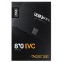 SSD 250GB Samsung 870 EVO 2.5" SATAIII MLC (MZ-77E250BW)
