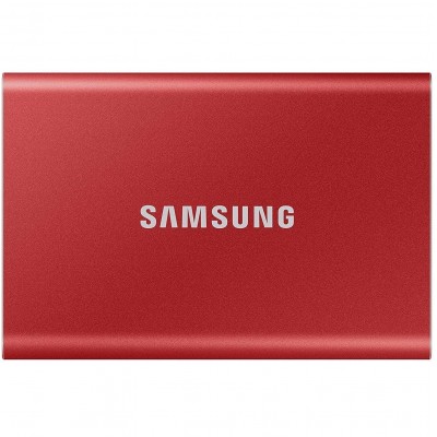 Зовнішній SSD 2.5" USB 1.0TB Samsung T7 Red (MU-PC1T0R/WW)