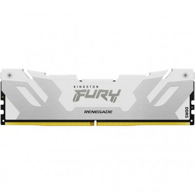 Пам'ять DDR5 16GB 6000 MHz Renegade White XMP Kingston Fury (ex.HyperX) KF560C32RW-16