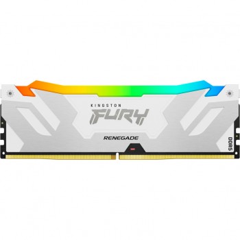 Пам'ять DDR5 16GB 7200 MHz Renegade RGB White XMP Kingston Fury (ex.HyperX) KF572C38RWA-16