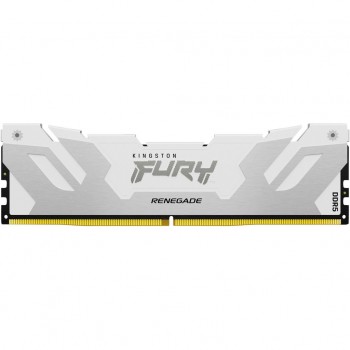 Пам'ять DDR5 16GB 7200 MHz Renegade White XMP Kingston Fury (ex.HyperX) KF572C38RW-16