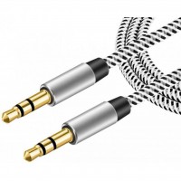Аудіо-кабель Jack 3.5mm to jack 3.5mm 1 м Black XoKo (AUX-100)