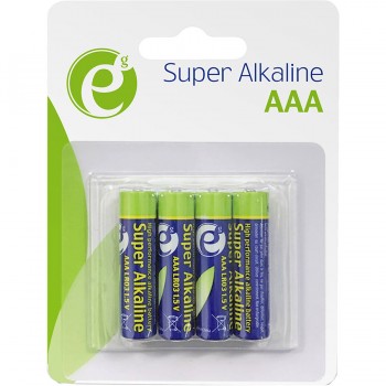 Батарейка EnerGenie Super Alkaline AAA/LR03 BL 4 шт