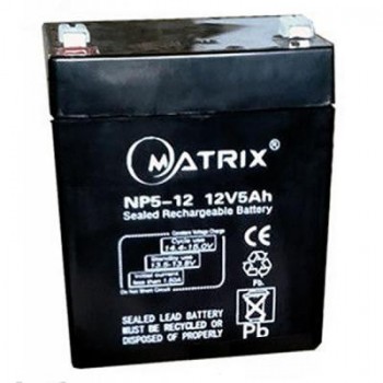 Батарея для ДБЖ Matrix 12V 5AH (NP5-12)