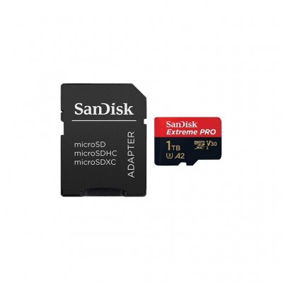 Карта пам'яті 1 TB microSDXC UHS-I U3 Extreme Pro+SD Adapter SANDISK (SDSQXCD-1T00-GN6MA)