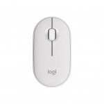 Мишка бездротова Logitech Pebble Mouse 2 M350s White (910-007013)