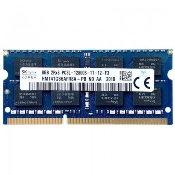 Пам'ять для ноутбука SO-DIMM 8GB/1600 DDR3L Hynix (HMT41GS6AFR8A-PB)