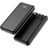 УМБ Forewer TB-411 ALLin1 USB-C + Lightning + microUSB 10000mAh Black (1283126565083)