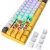 Клавіатура бездротова Motospeed BK67 Longhua Blue Yellow (mtbk67ymb)