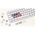 Клавіатура бездротова Motospeed SK66 Gateron Red Hot Swap White (mtsk66wmr)
