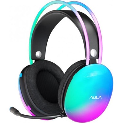 Навушники Aula S505 RGB Transparent Gaming Headset Black (6948391235479)