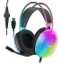 Навушники Aula S505 RGB Transparent Gaming Headset Black (6948391235479)